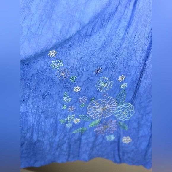 K & company size 16 dress set blazer 22-1/2 p2p 22length dress maxi preowned - Picture 6 of 15